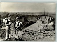 Säntis Foto AK Wetterstation Tracht Kinder Fernseh und UKW Station Gasthaus