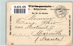 3860 Meiringen 1906 Foto AK Postkutsche Grimselpost Hotel Handeckfall Marke bildseitig