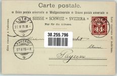 1800 Vevey 1899 Foto AK Kirche St. Martin