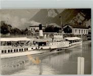 Raddampfer Bubenberg am Thuner See Binnenschiff Privatfoto AK