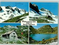 Wildhornhütte 1987 Foto AK Hüttenstempel
