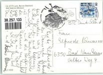 Wildhornhütte 1987 Foto AK Hüttenstempel