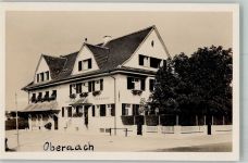 8587 Oberaach Niederaach Foto AK Hotel Gasthaus Bahnhof