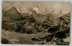 3800 Interlaken Foto AK Vogelschau