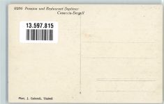 7602 Casaccia Foto AK Pension Septimer Gasthaus