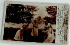 1000 Lausanne Losanna 1915 Foto AK Gruppenfoto Frauen Kinder Ort handschriftlich