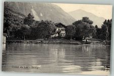 3806 Bönigen b. Interlaken Foto AK Pension Chalet du Lac