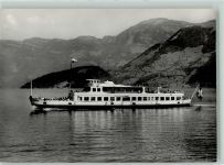 MS Rigi auf dem Vierwaldstättersee Binnenschiff Foto AK