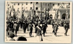 Foto AK Un federal 1934 Student Festzug Fahnenträger