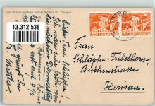 8546 Kefikon TG 1954 Künstlerkarte sign. Lehmann Schloss Kefikon Land-Erziehungsheim