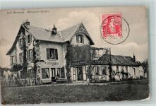 2926 Boncourt 1908 Foto AK Cafe Bellevue Marke bildseitig