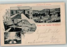 9220 Bischofszell 1900 Foto AK Kur Hotel Thurbad