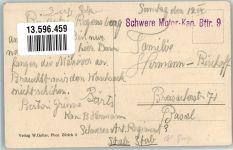 8105 Regensdorf Foto AK Gasthaus zur alten Post Feldpost Schwere Motor-Kan.Battr.9