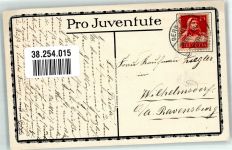 Habsburg Schloss Schloss Pro Juventute Schweiz 1915 Radierung