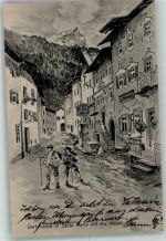 Santa Maria 1908 Foto AK Dorfstrasse