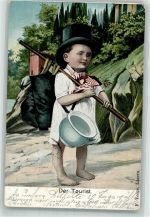 Luzern Lucerne Der Tourist Ort lt. Verlag Motiv Schweiz 1903 Foto AK