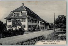8505 Pfyn Foto AK Gasthaus zur Krone Feldpost Batallon 75