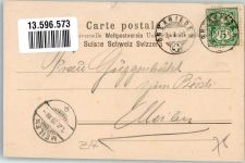 8942 Oberrieden 1903 Gebrauchsspuren Gasthaus Sternen am See