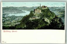 8143 Uetliberg Foto AK Hotel Bergbahn