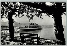 Rapperswil Jona Motoschiff Glärnisch auf dem Zürichsee Binnenschiff Foto AK