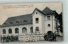 9000 St. Gallen S. Gallo Foto AK Turnverein Tablat Einweihung Turnhalle 1911