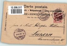 5400 Baden 1897 Lithographie Burg Schartenfels Gasthaus Chalet Berna Grand Hotel Pariie a.d. Limmat Casino