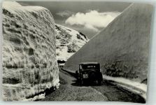 Grimsel Winter Auto Grimselstrasse