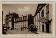 Nyon Postkutsche Place de la Poste Postkutsche Schweiz 1920 Foto AK