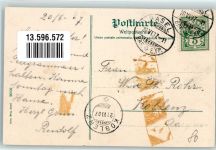 4112 Flüh 1907 Gebrauchsspuren Gasthaus zur Landskron