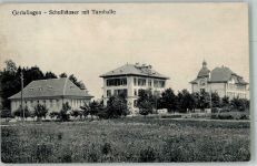 4563 Gerlafingen 1917 Foto AK Feldpost 25 Poste de Campagne Schulhäuser Turnhalle