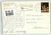 1884 Villars-sur-Ollon 1981 Winter Bergbahn Villars Chesieres