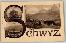 6430 Schwyz Foto AK Rathaus Collegium