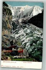 Grindelwald Foto AK Unterer Gletscher