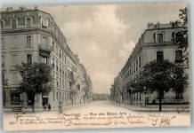 2000 Neuchâtel Neuenburg 1901 Foto AK Rue des Beaux Arts