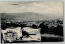 8414 Buch am Irchel Foto AK Gasthaus zur Sonne Schulhaus