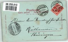 6000 Luzern Lucerne 1899 Foto AK Gruss aus