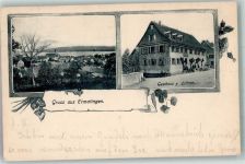 8272 Ermatingen 1906 Foto AK Gasthaus zum Ochsen