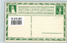 Zürich Bundesfeier 1917 Bundesfeier Ganzsachen Schweiz Ganzsache 5 Rappen