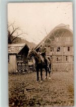 Berittener Soldat Kt. Bern Militär Schweiz