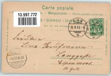 6300 Zug Zugo 1903 Lithographie Pension Guggitahl