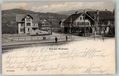 3114 Wichtrach Foto AK Bahnhof