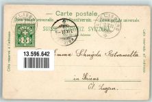6377 Seelisberg 1901 Gebrauchsspuren Hotel Pension Aschwanden