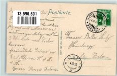 8488 Turbenthal 1912 Gebrauchsspuren Bahnpost Zug 236 Gasthaus zur Kreustrasse