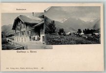 3952 Susten 1904 Foto AK Sustenpass Gasthaus zum Bären