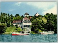 5616 Meisterschwanden Foto AK Gasthaus Delphin Motorschiffe Seetal