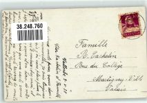1337 Vallorbe 1935 Foto AK Ort handschriftlich