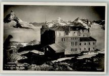 3920 Zermatt 1931 Foto AK Hotel Kulm Gornergrat