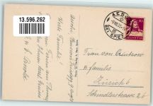 3703 Aeschi b. Spiez 1933 Foto AK Pension Friedegg