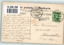1110 Morges 1908 Foto AK Pension de jeunes filles Le Fréne
