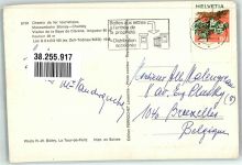 1807 Blonay Foto AK Eisenbahn Museumsbahn Dampfzug Blonay-Chamby